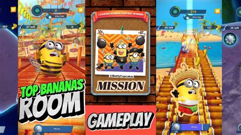 Minion Rush Mission Top Bananas Room Collecting Robonanas