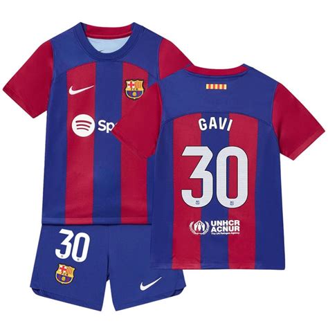 Fc Barcelona Gavi Heimtrikot Kinder Mini Kit