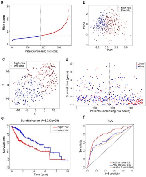 Prognostic Analysis Of The Gene Signature Model In The Tcga Cohort