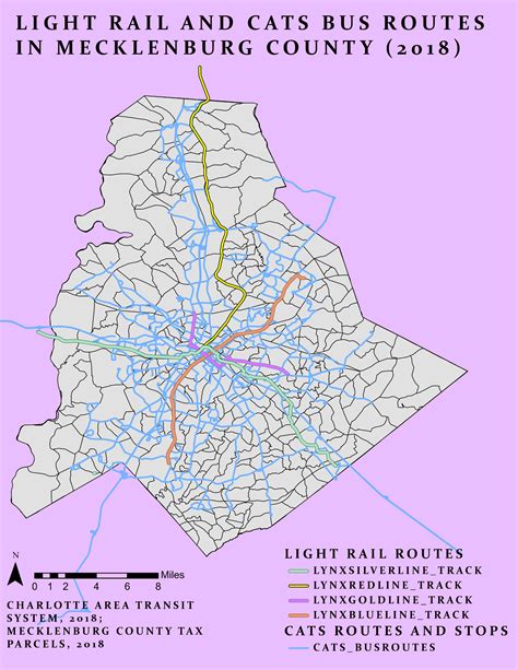 Charlotte Light Rail Route Map