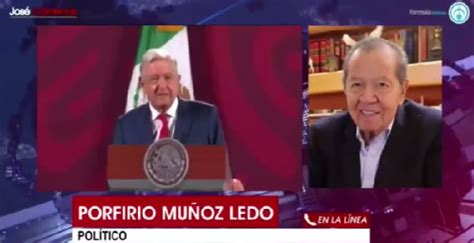 Amlo Debe Renunciar Muñoz Ledo Entrevista José Cárdenas