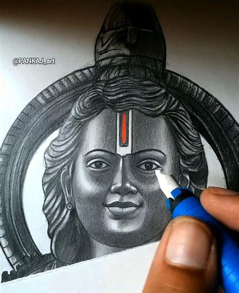 ram ji drawing in 2024 | Portrait drawing, Pencil sketch images, Pencil portrait