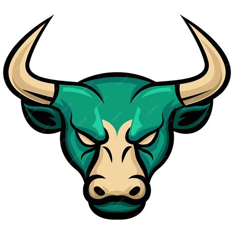 Premium Vector Cow Head Coloful Logo Vector