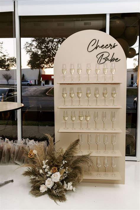 Champagne Wall Engagement Party Decorations Grand Opening Party