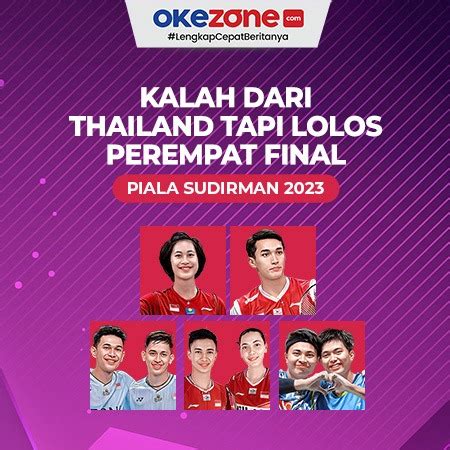 Fase Grup Piala Sudirman Indonesia Kalah Dari Thailand Foto