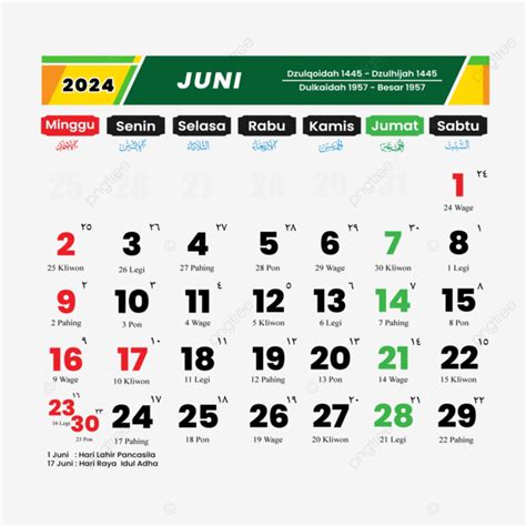 Kalender Bulan Jun Image To U