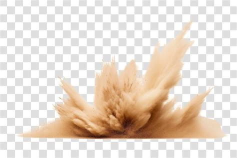 Png A Sand Flying Explosion White Background Splattered Exploding