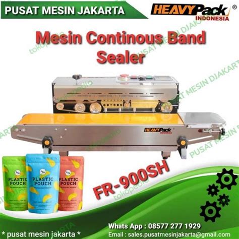 Promo Fr 900Sh Continuous Band Sealer Mesin Segel Plastik Heavypack