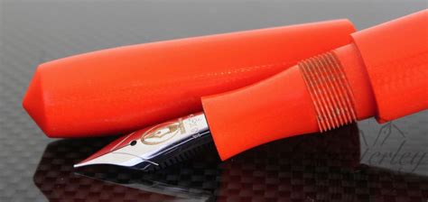 Edison Pens G10 Prototype Fountain Pen In Orange