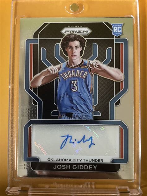 Yahoo オークション 2021 22 Panini prizm josh giddey RC RS JGI 直