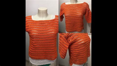 Tuto Top Blouse Au Crochet Youtube