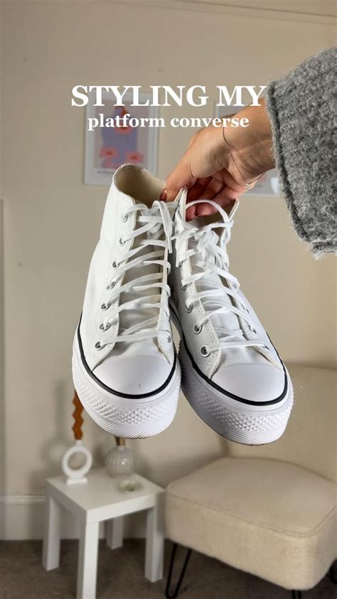 Styling My Platform Converse Autumn And Winter Shoes White Converse