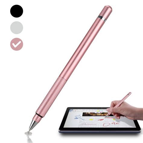 Capacitive Stylus Pen TSV Disc Fiber Tip 2 In 1 Series Stylus Pencil