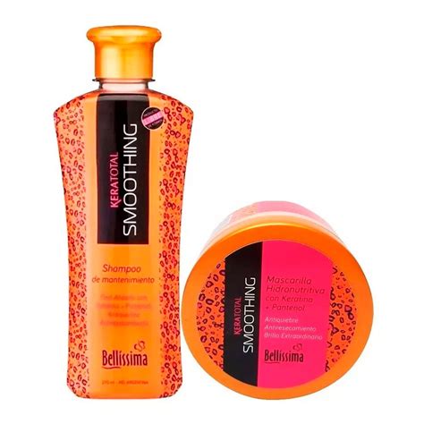 Shampoo M Scara Keratotal Smoothing Post Alisado Bellissima