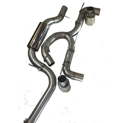 Kms Motorsport Cat Back Exhaust Section 18 Focus Mk2 Rs