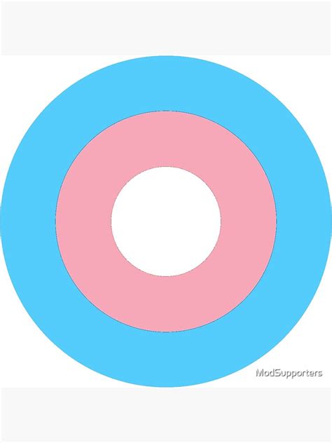 Trans Retro Mod Roundel Poster For Sale By Modsupporters Redbubble