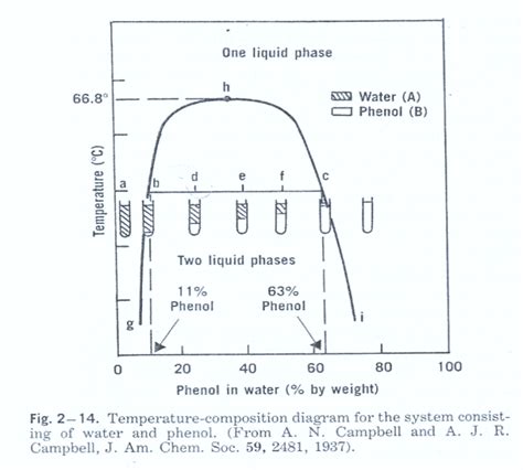 Liquid Liquid Phase Diagram Of Phenol And Water Intermolecul