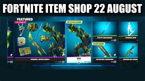 Fortnite Item Shop 22 August 2023 Lots Of Emotes Voracious Velocity