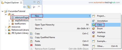 Add Selenium Code In Step Definition Class Automationtestinghub