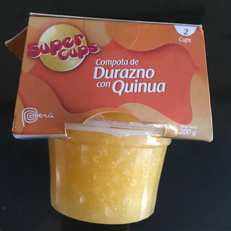 Super Cups Compota De Durazno Con Quinua Reviews Abillion