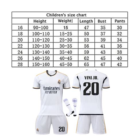 Echipament Sportiv Copii Real Madrid Vinicius Fotbal Jersey Set