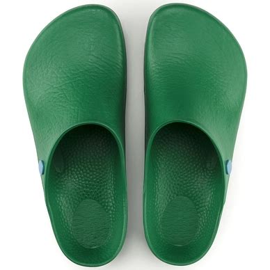 Sabots Birkenstock Femme Birki PU Anitstatic Green Regular Sabotexpert