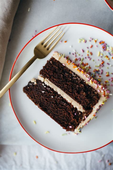 Chocolate Peanut Butter Sprinkle Cake — Molly Yeh