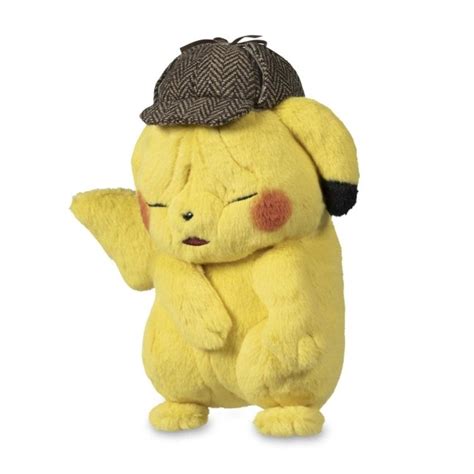 POKÉMON Detective Pikachu Wrinkled-Face Plush - 8 In. | Pokémon Center ...