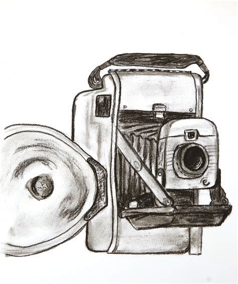 Polaroid Camera Sketch at PaintingValley.com | Explore collection of ...