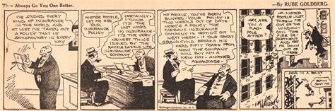 Screwball Comics: Rube Goldberg on Barbers, Radio, and Insurance Salesmen (1930)