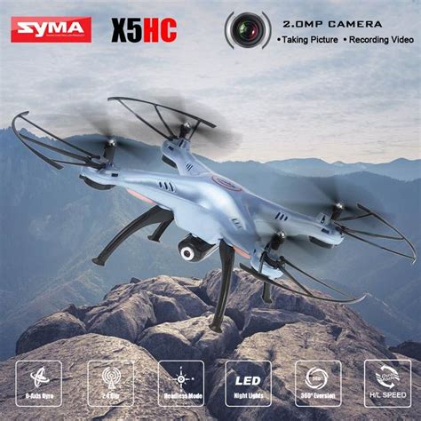 Original SYMA X5HC 2 4GHz 4CH 6 Axis Gyro 2 0MP HD Camera RC Quadcopter