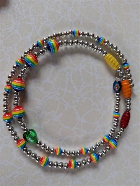 Labour Beadline Tactile And Visual Purple Rainbow Tina Gibbs