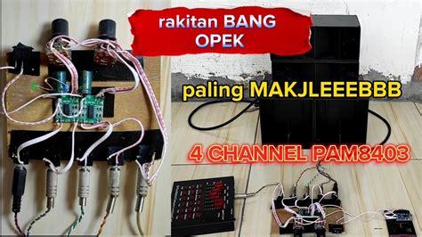 Tutorial Merakit Pam Channel Youtube