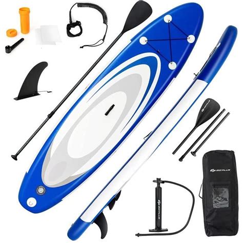 Planche De Surf Gonflable Stand Up Paddle Gonflable Avec Sac Dos