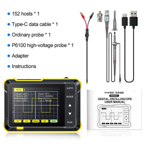 Fnirsi Dso Digital Handheld Oscilloscope Ms S Khz Analog