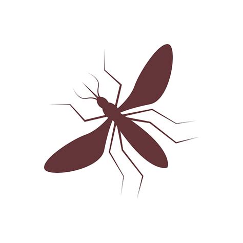 Premium Vector Mosquito Icon Flat Design Template