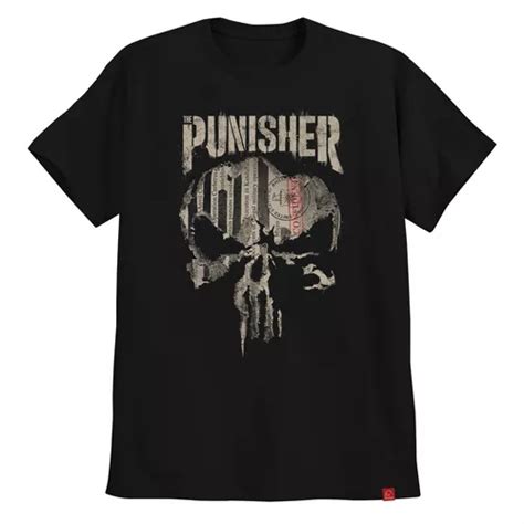 Camiseta The Punisher O Justiceiro Caveira Camisa Logo Serie