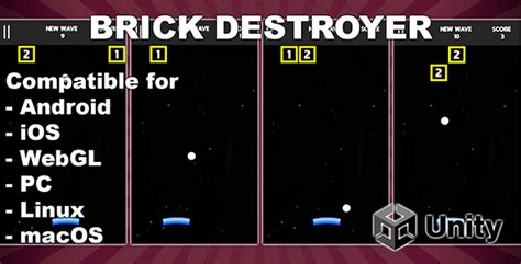 Brick Destroyer Unity Endless Game Ready For Codemarket