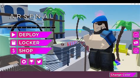 I Got The New Skin Brickbattle Roblox Arsenal Youtube