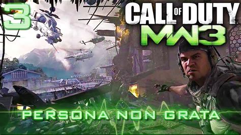 Call Of Duty Mw3 Mission 3 Persona Non Grata Johnwick Gameplay Youtube