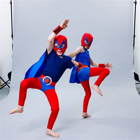 lucha libre superhero costume set by iwishiwasa | notonthehighstreet.com