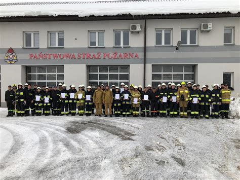 Szkolenie podstawowe strażaków ratowników OSP z terenu powiatu