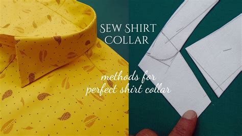 How To Sew A Shirt Collar Sewing A Collartechnique For Beginners