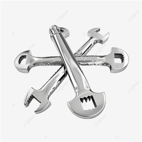 Wrench Keys Tools Crossed Wrench Keys Technical Png Transparent