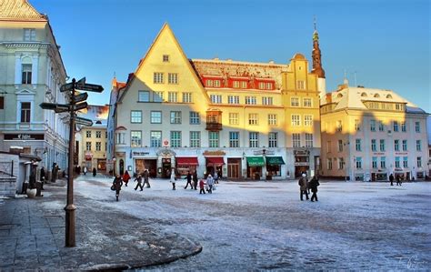 Winter in Tallinn by Pajunen on DeviantArt