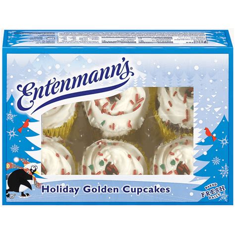 Entenmann's Holiday Golden Cupcakes 14 Oz Box | Donuts, Pies & Snack ...