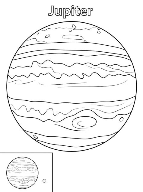 Jupiter Planet Templates Printable