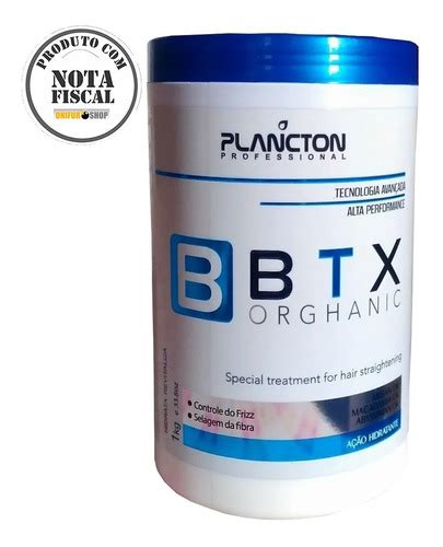 Plancton Btx Orghanic Redutor De Volume Creme Alisante 1kg