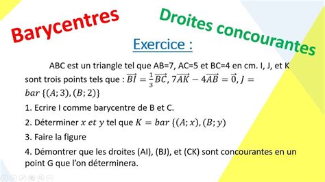 Comment D Montrer Que Trois Droites Sont Concourantes En Se Servant Du