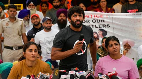 Wrestlers Protest Bajrang Punia And Co Agree To Narco Test Mykhel